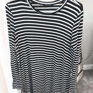 Long sleeve striped dress